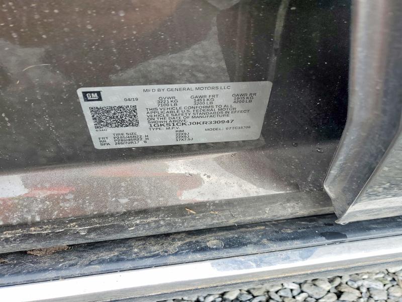 2019 Gmc Yukon მანქანა იყიდება აუქციონზე, vin: 1GKS1CKJ0KR330947, აუქციონის ნომერი: 53740596