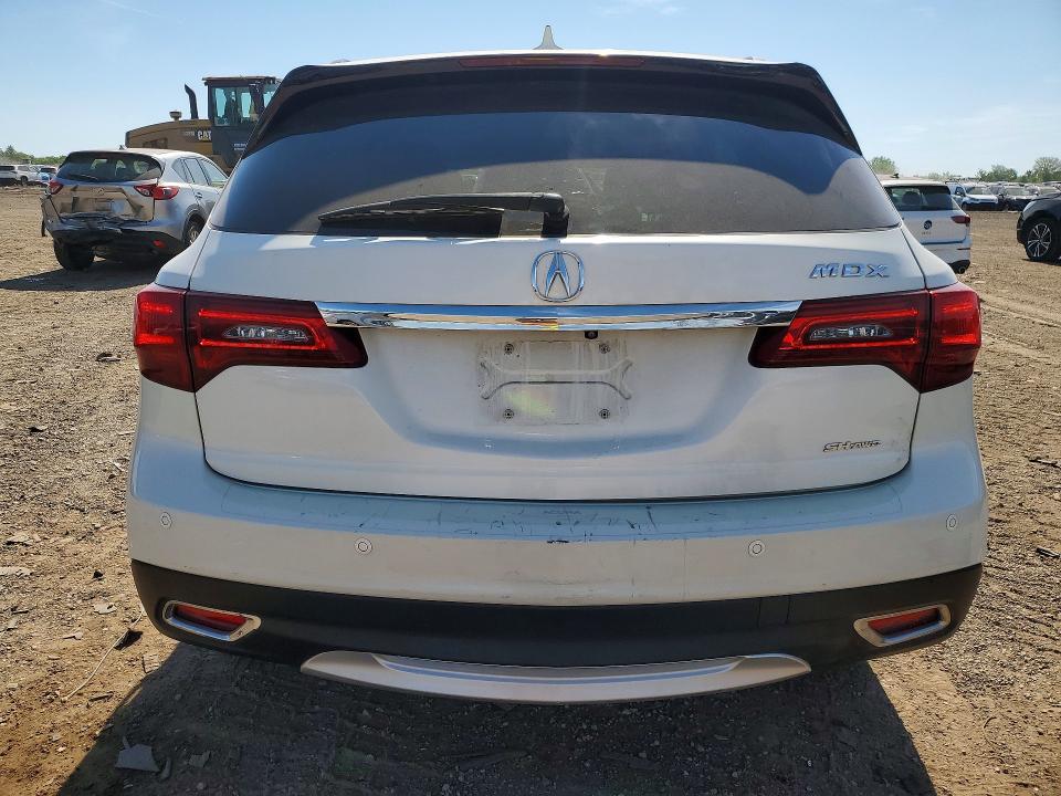 55030756 :رقم المزاد ، 5FRYD4H96GB019244 vin ، 2016 Acura Mdx مزاد بيع