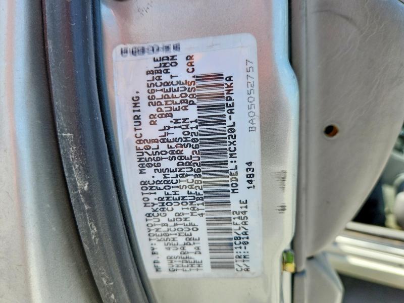 Aukcja sprzedaży 2002 Toyota Avalon, vin: 4T1BF28B62U260211, numer aukcji: 54558316