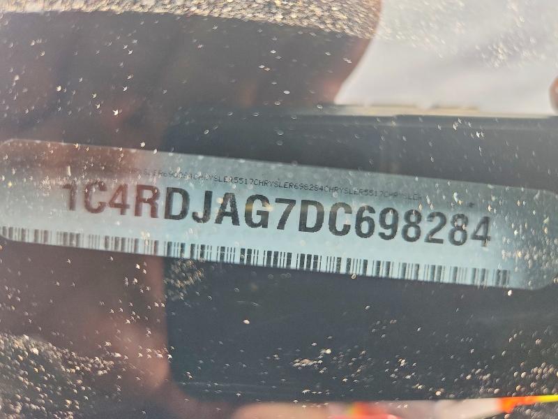 52530706 :رقم المزاد ، 1C4RDJAG7DC698284 vin ، 2013 Dodge Durango مزاد بيع