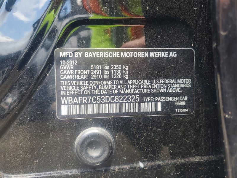 Продажа на аукционе авто 2013 Bmw 535, vin: WBAFR7C53DC822325, номер лота: 54085686