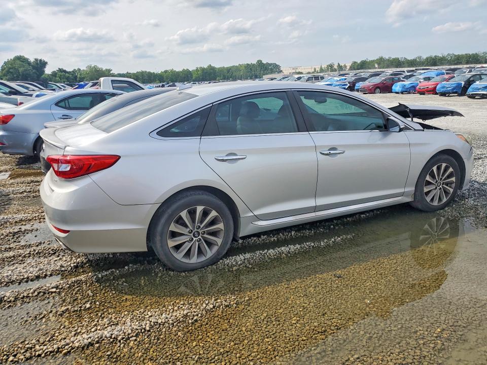 2015 Hyundai Sonata მანქანა იყიდება აუქციონზე, vin: 5NPE34AF9FH255572, აუქციონის ნომერი: 55281486