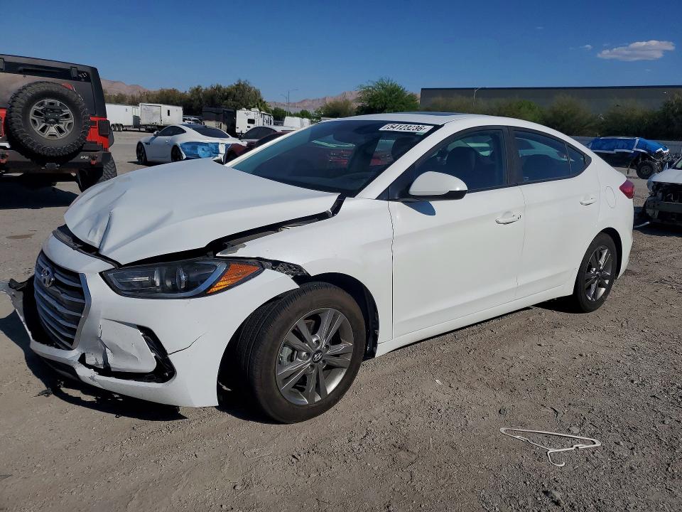 54123236 :رقم المزاد ، 5NPD84LF7HH176933 vin ، 2017 Hyundai Elantra مزاد بيع