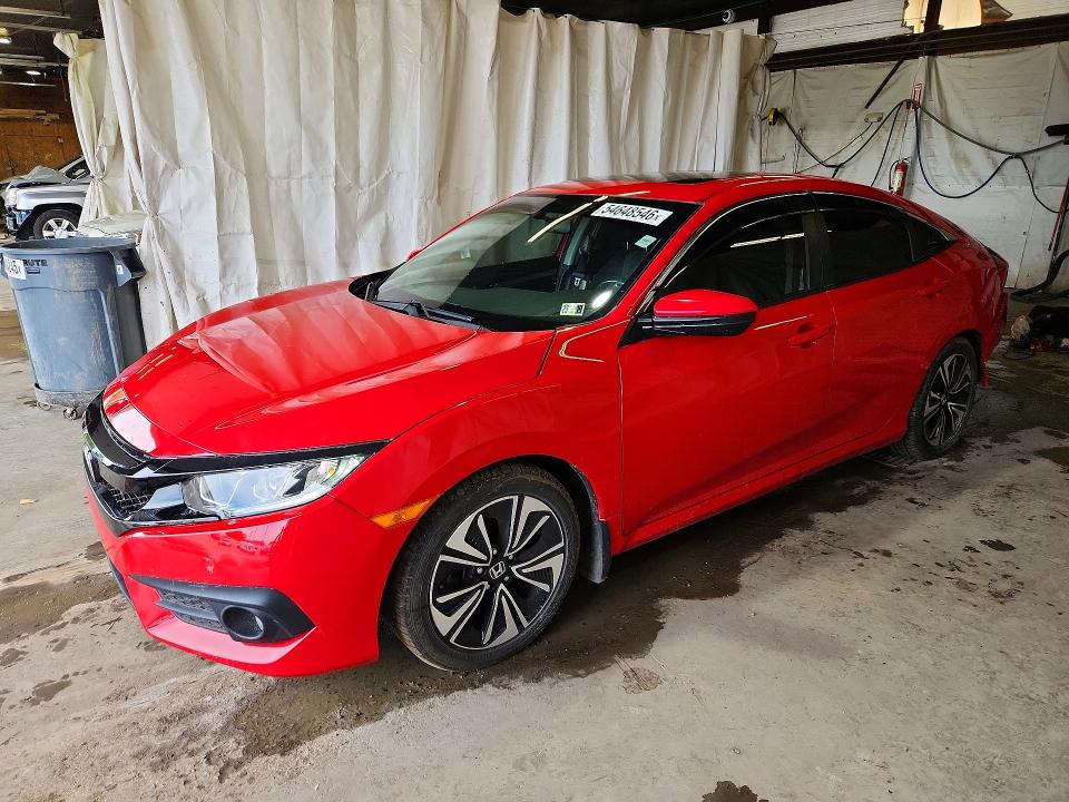 54648546 :رقم المزاد ، JHMFC1F39JX028797 vin ، 2018 Honda Civic مزاد بيع