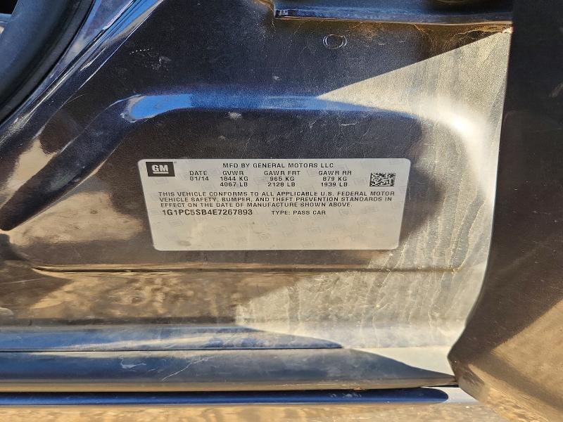 Продаж на аукціоні авто 2014 Chevrolet Cruze, vin: 1G1PC5SB4E7267893, номер лоту: 54981986