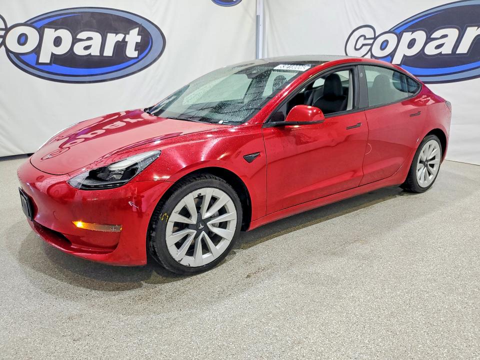 Aukcja sprzedaży 2022 Tesla Model 3, vin: 5YJ3E1EA6NF304545, numer aukcji: 53018006
