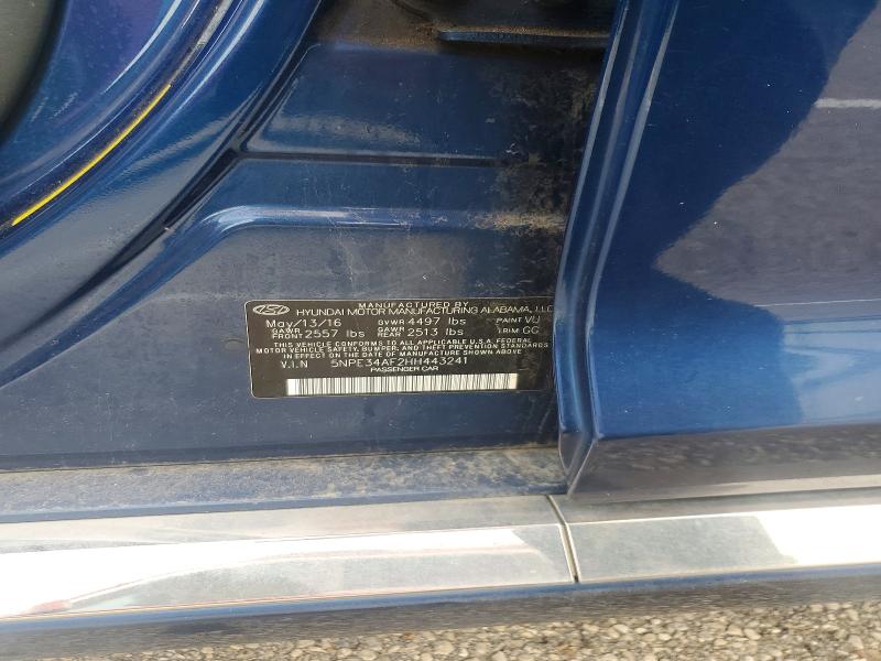 Продажа на аукционе авто 2017 Hyundai Sonata, vin: 5NPE34AF2HH443241, номер лота: 54959676