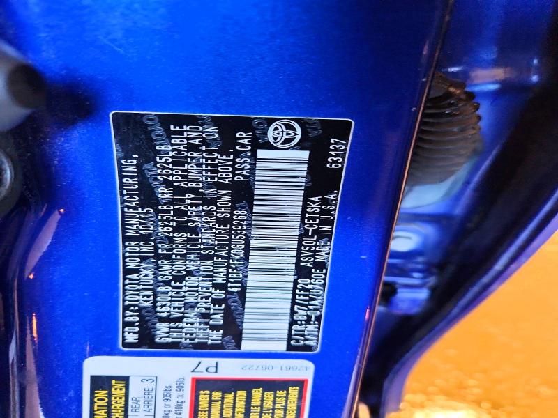 2016 Toyota Camry მანქანა იყიდება აუქციონზე, vin: 4T1BF1FK0GU539268, აუქციონის ნომერი: 54479386