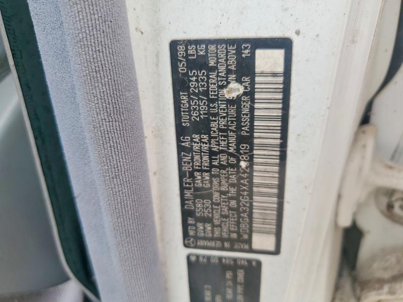 Продажа на аукционе авто 1999 Mercedes-benz S, vin: WDBGA32G4XA423819, номер лота: 52428236