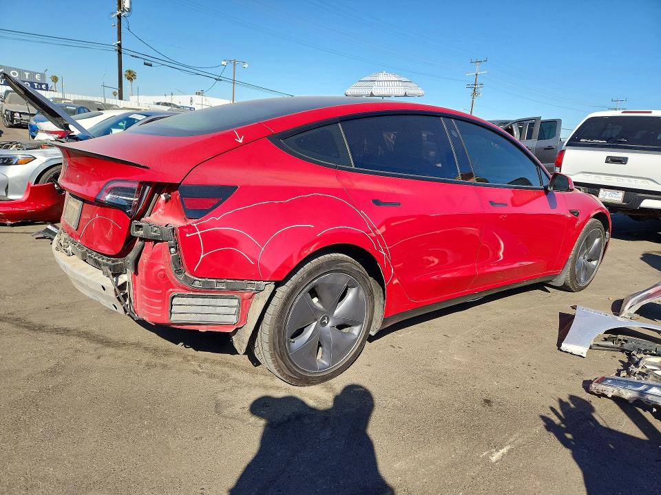Продажа на аукционе авто 2021 Tesla Model 3, vin: 5YJ3E1EB7MF875470, номер лота: 54257036
