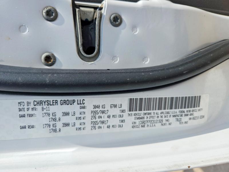 2012 Dodge Ram 1500 მანქანა იყიდება აუქციონზე, vin: 1C6RD7FP2CS121928, აუქციონის ნომერი: 54901786