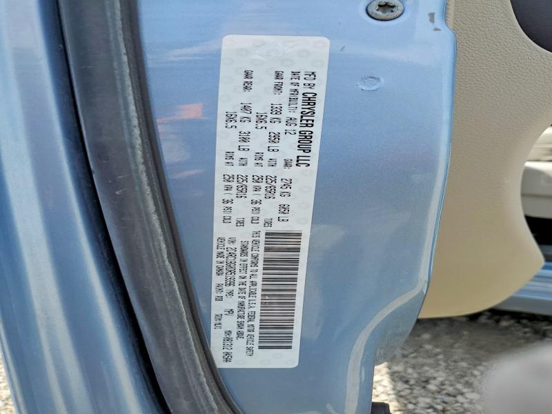 Auction sale of the 2013 Chrysler Town & Country, vin: 2C4RC1BG0DR519396, lot number: 53621756