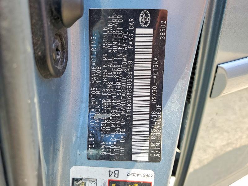 Продаж на аукціоні авто 2009 Toyota Avalon, vin: 4T1BK36B59U336158, номер лоту: 55313666