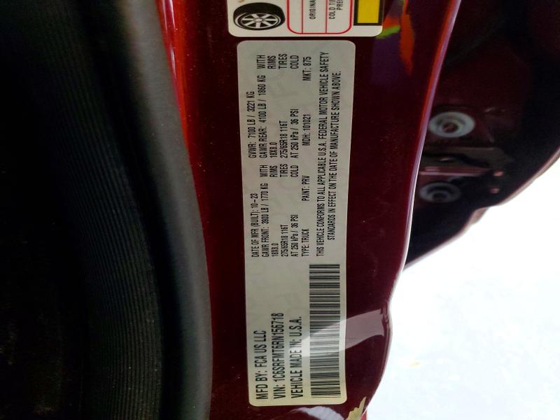 Продажа на аукционе авто 2024 Ram 1500, vin: 1C6SRFMT6RN156718, номер лота: 54536346