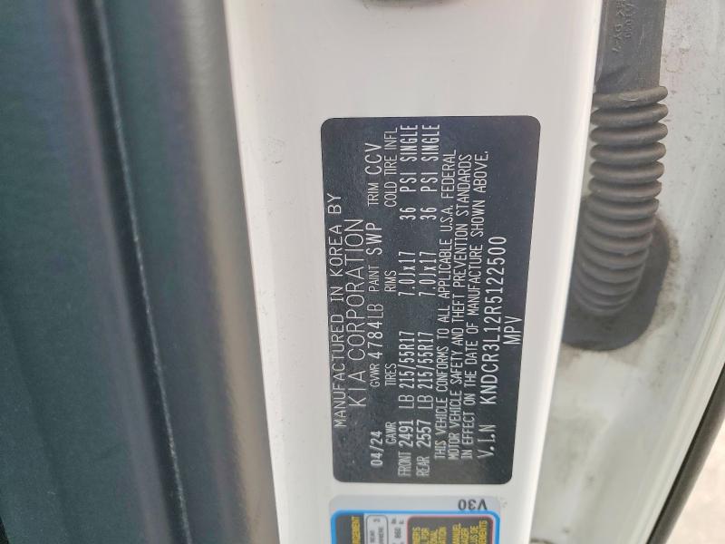 53797626 :رقم المزاد ، KNDCR3L12R5122500 vin ، 2024 Kia Niro مزاد بيع