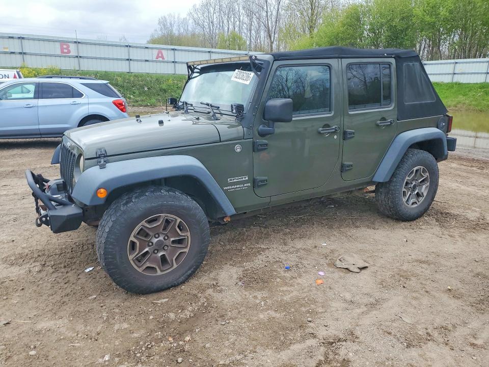 Auction sale of the 2015 Jeep Wrangler Unlimited, vin: 1C4BJWDG7FL703134, lot number: 52036286