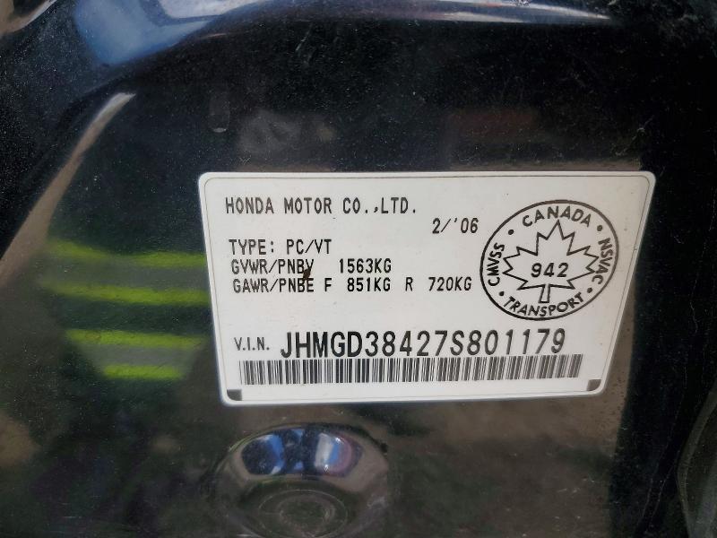 Продажа на аукционе авто 2007 Honda Fit Lx 5dr, vin: JHMGD38427S801179, номер лота: 50418846