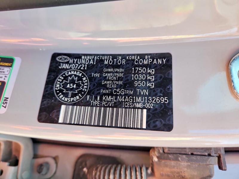 Продажа на аукционе авто 2021 Hyundai Elantra, vin: KMHLN4AG1MU132695, номер лота: 78164845