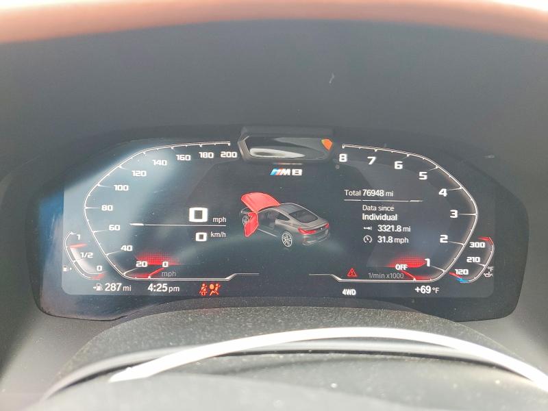 2020 Bmw M8 მანქანა იყიდება აუქციონზე, vin: WBSAE0C0XLBM08444, აუქციონის ნომერი: 52021446