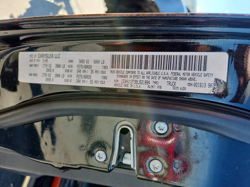 Продажа на аукционе авто 2009 Dodge Ram 1500, vin: 1D3HV13T99J521894, номер лота: 53078396