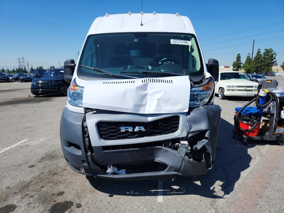 52575786 :رقم المزاد ، 3C6LRVBG7ME539410 vin ، 2021 Ram Promaster 1500 مزاد بيع
