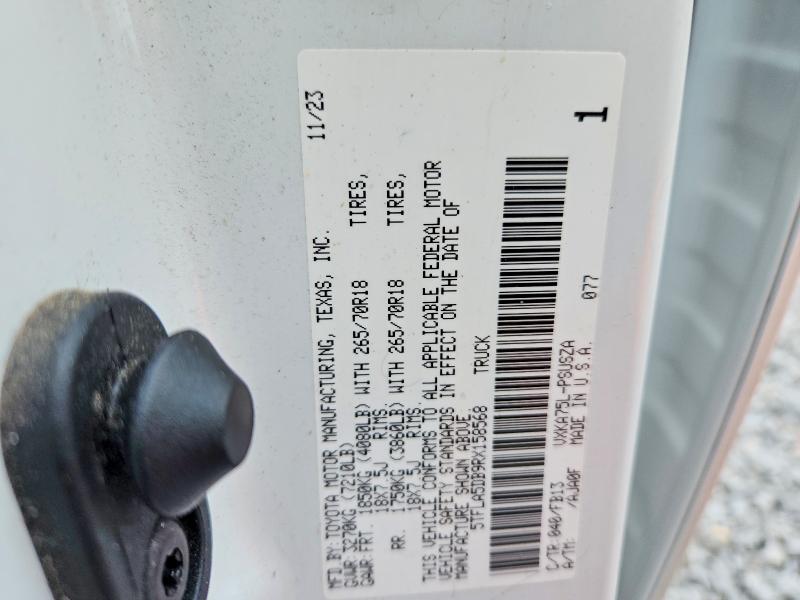 Продажа на аукционе авто 2024 Toyota Tundra, vin: 5TFLA5DB9RX158568, номер лота: 52822196