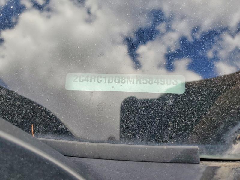55055296 :رقم المزاد ، 2C4RC1BG8MR584903 vin ، 2021 Chrysler Pacifica مزاد بيع