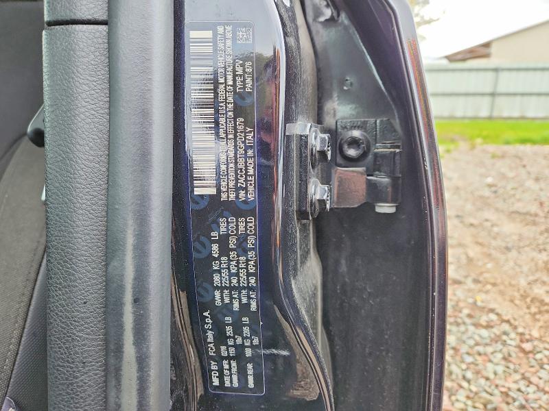 Aukcja sprzedaży 2016 Jeep Renegade, vin: ZACCJBBT9GPD21679, numer aukcji: 53273996
