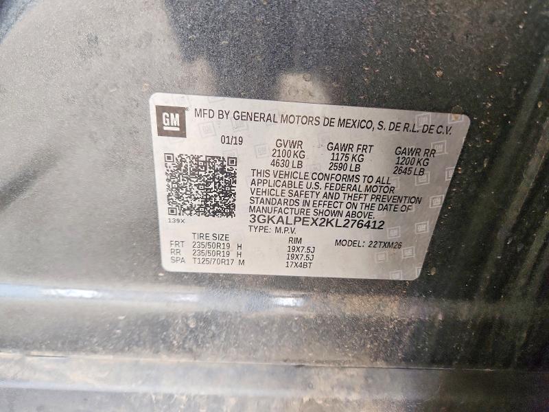 Aukcja sprzedaży 2019 Gmc Terrain, vin: 3GKALPEX2KL276412, numer aukcji: 52450946
