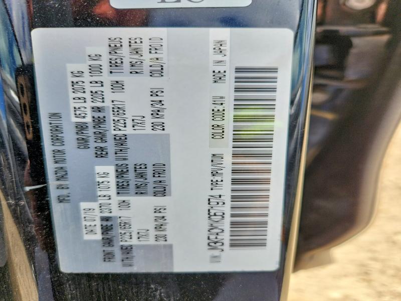 Aukcja sprzedaży 2019 Mazda Cx-5, vin: JM3KFACM1K0671974, numer aukcji: 52553176