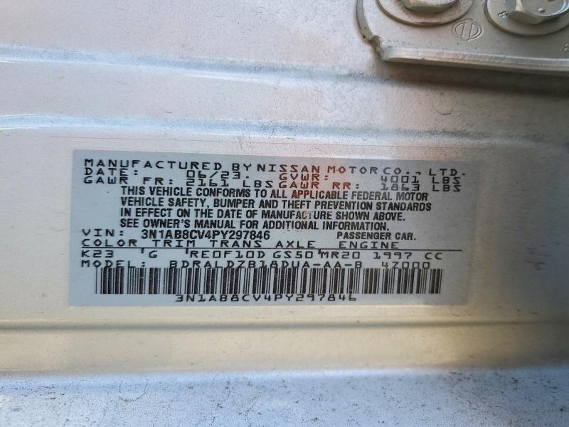 Aukcja sprzedaży 2023 Nissan Sentra, vin: 3N1AB8CV4PY297846, numer aukcji: 52529306