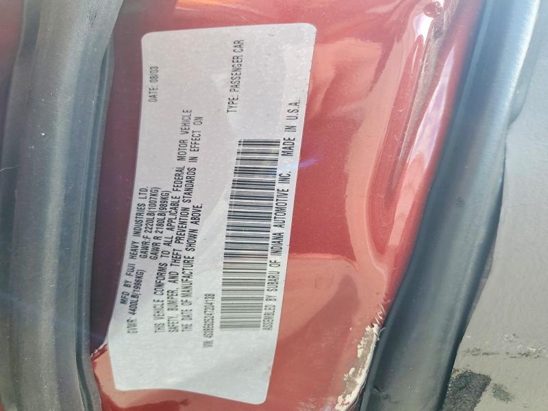 Продажа на аукционе авто 2004 Subaru Legacy, vin: 4S3BE625247204138, номер лота: 53231986