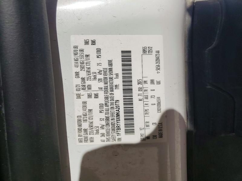 Продажа на аукционе авто 2021 Ford Transit, vin: 1FTBR1Y8XMKA20779, номер лота: 53365766