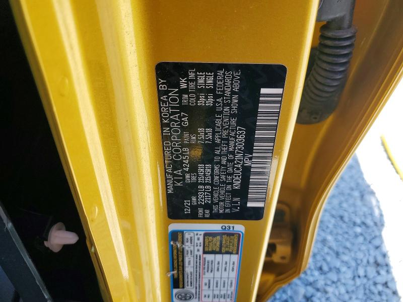 Продаж на аукціоні авто 2022 Kia Seltos, vin: KNDEUCA21N7303637, номер лоту: 55060436