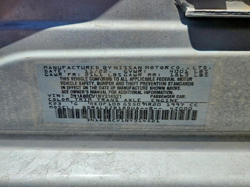 55064616 :رقم المزاد ، 3N1AB8CV1NY314521 vin ، 2022 Nissan Sentra مزاد بيع