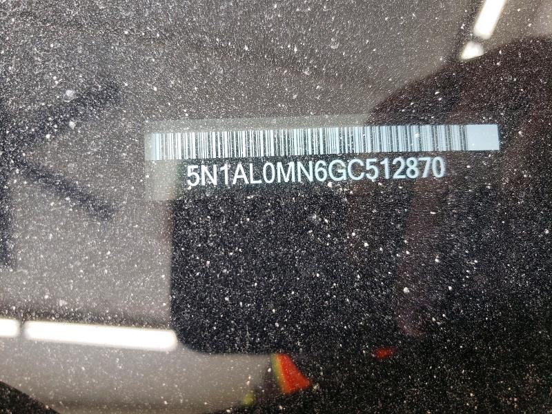 Aukcja sprzedaży 2016 Infiniti Qx60, vin: 5N1AL0MN6GC512870, numer aukcji: 52919646
