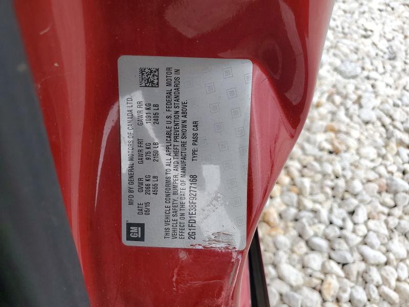 Aukcja sprzedaży 2015 Chevrolet Camaro, vin: 2G1FD1E38F9277168, numer aukcji: 52924936