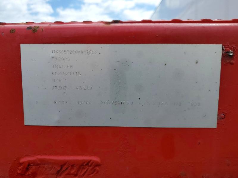 Aukcja sprzedaży 1999 Trail King Unknown, vin: 1TKS05320XM047852, numer aukcji: 50546886