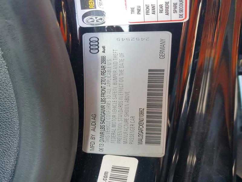 Продажа на аукционе авто 2014 Audi A7, vin: WAU2GAFCXEN010862, номер лота: 53470656