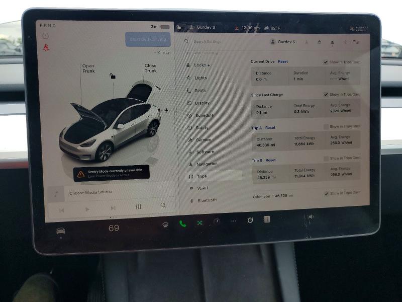 Продажа на аукционе авто 2023 Tesla Model Y, vin: 7SAYGDEE5PA151406, номер лота: 53505836