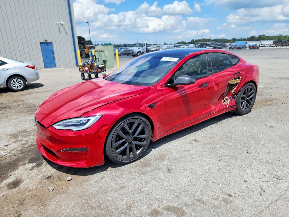 51589096 :رقم المزاد ، 5YJSA1E56MF436665 vin ، 2021 Tesla Model S مزاد بيع