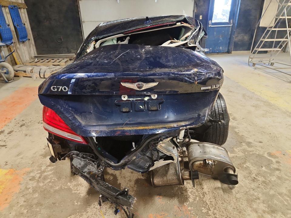 2019 Genesis G70 მანქანა იყიდება აუქციონზე, vin: KMTG74LE1KU027004, აუქციონის ნომერი: 52409806