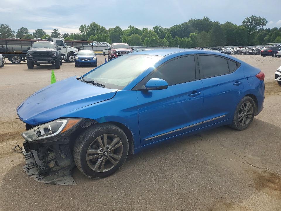 54763286 :رقم المزاد ، 5NPD84LF5JH247827 vin ، 2018 Hyundai Elantra مزاد بيع