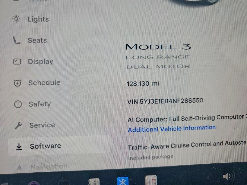 Продажа на аукционе авто 2022 Tesla Model 3, vin: 5YJ3E1EB4NF288550, номер лота: 54483316