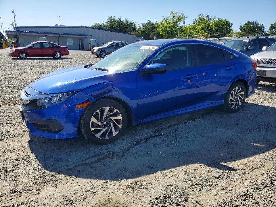 54143256 :رقم المزاد ، 19XFC2F71GE221805 vin ، 2016 Honda Civic مزاد بيع
