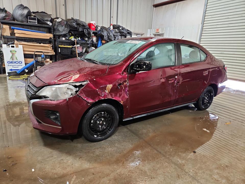 55186006 :رقم المزاد ، ML32FUFJXRHF18846 vin ، 2024 Mitsubishi Mirage مزاد بيع