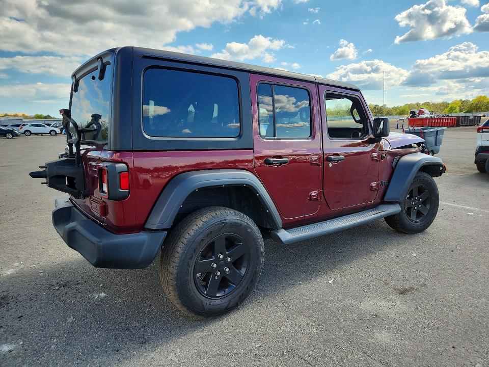 53517326 :رقم المزاد ، 1C4HJXDN1MW811825 vin ، 2021 Jeep Wrangler Unlimited مزاد بيع