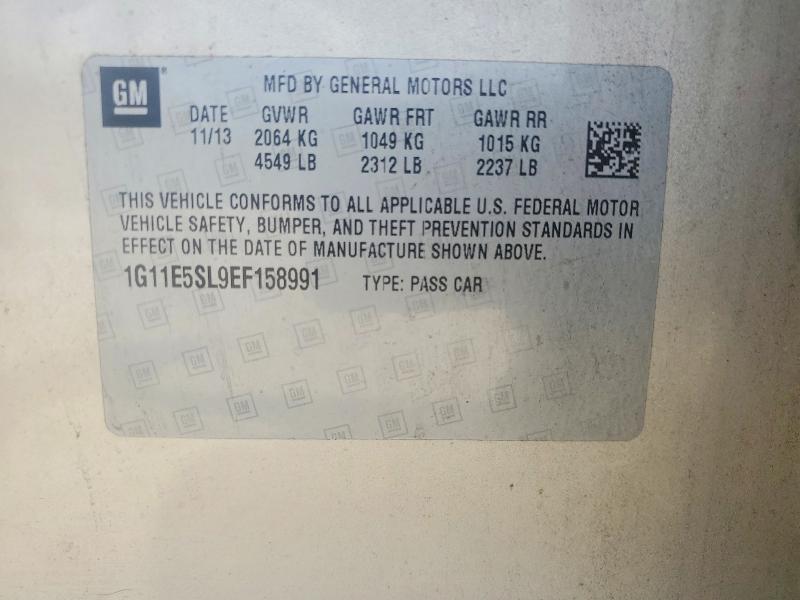 Продаж на аукціоні авто 2014 Chevrolet Malibu, vin: 1G11E5SL9EF158991, номер лоту: 54587746