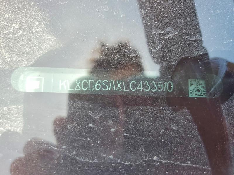 2020 Chevrolet Spark მანქანა იყიდება აუქციონზე, vin: KL8CD6SA8LC433510, აუქციონის ნომერი: 53983286