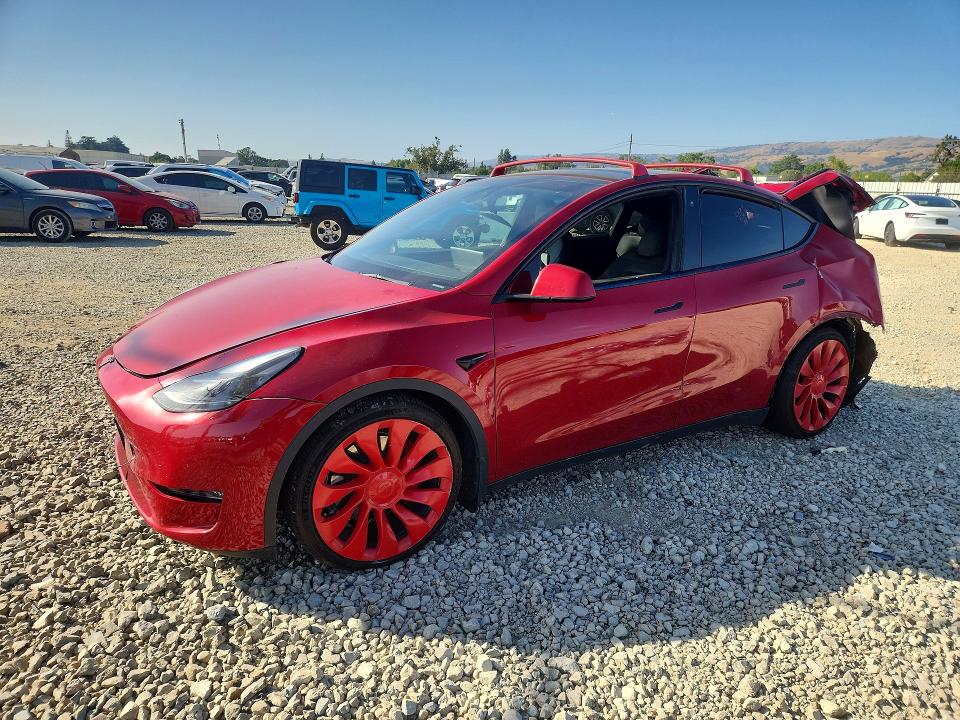 54176456 :رقم المزاد ، 7SAYGDEF8PF740879 vin ، 2023 Tesla Model Y مزاد بيع